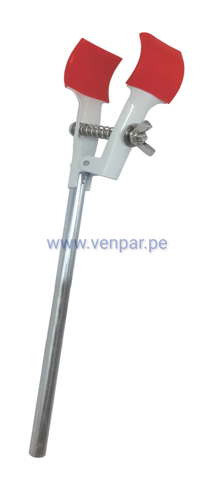 Pinza para balón con espiga